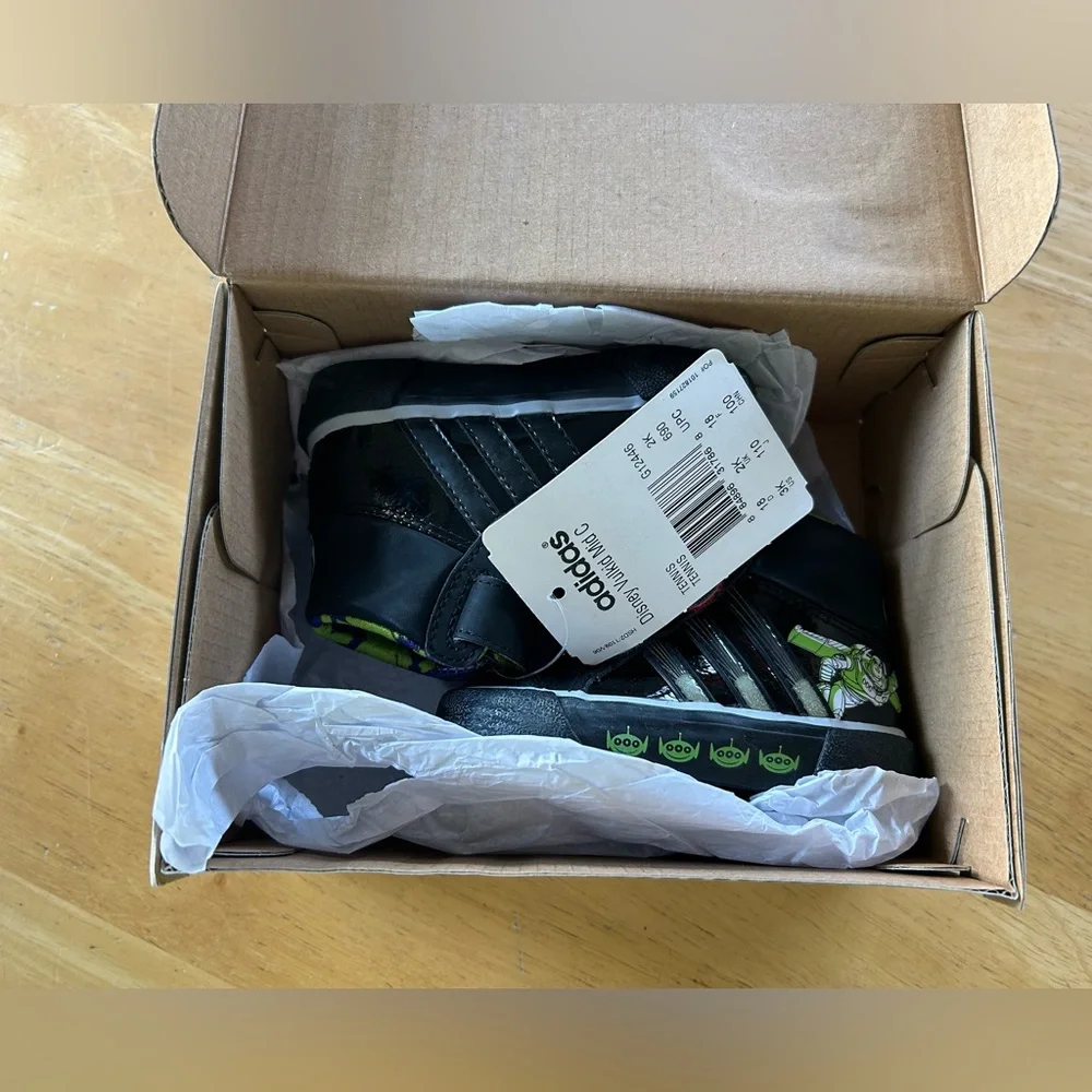 Adidas Infant Disney Pixar Buzz Lightyear Toy Story High Top Sneakers - Picture 3 of 14